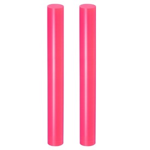 Unique Bargains DIY Crafts Acrylic Round Tube Non-Stick Durable Smooth Clay Roller 2 Pcs - 1 of 4
