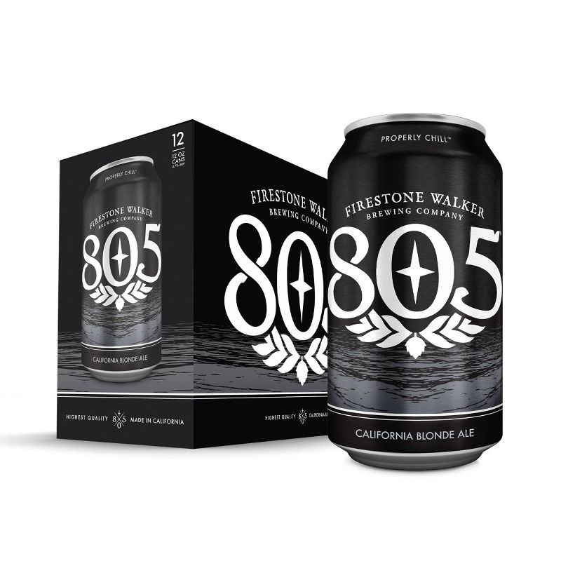 Firestone Walker 805 Blonde Ale Beer - 12pk/12 fl oz Cans, 1 of 14
