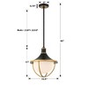 Crystorama Lighting Atlas 3 - Light Pendant in  Matte Black/Textured Gold - 2 of 4