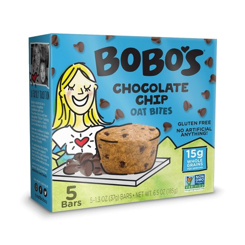 Bobo's Original With Chocolate Chips Bites - 6.5oz : Target