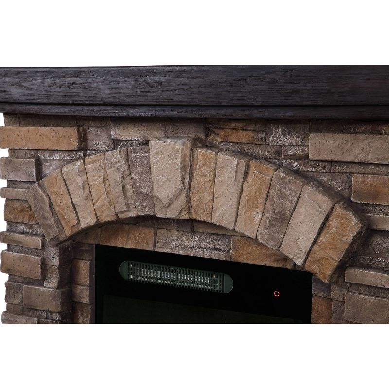 36&#34; Freestanding Electric Fireplace Tan - Home Essentials, 5 of 17