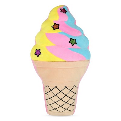 Photo 1 of 2 Scoops Sparkly Cone Fleece and Glitter Plush