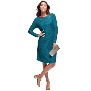 Jessica London Stretch Lace Shift Dress - 1 of 4