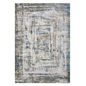 Machine Washable Area Rug Modern Abstract Non Slip Non Shedding Rug Foldable Stain Resistant Low Pile Indoor Carpet for Living Room Bedroom - 1 of 4