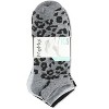 Memoi Women's 10 Pair Pack Animal Print Low Cut Socks Gray Heather 9-11 - 4 of 4