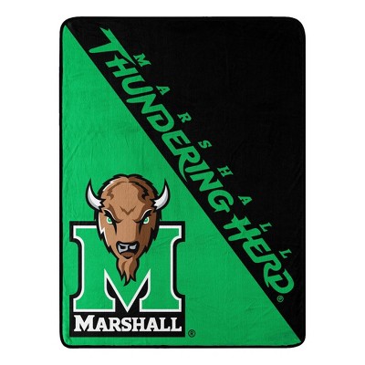 NCAA Marshall Thundering Herd 46"x60" Micro Fleece Throw Blanket