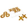 OnDisplay Luxe Acrylic Tic Tac Toe Set, Gold - 4 of 4