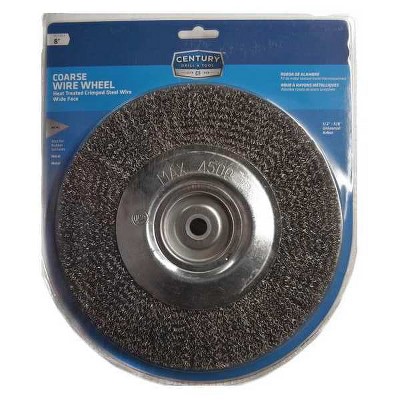 Century Drill & Tool  BeNch Grind Crimped Wire Wheel,8iNcoarse 76868