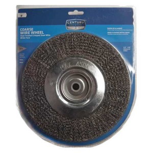 Century Drill & Tool  BeNch Grind Crimped Wire Wheel,8iNcoarse 76868 - 1 of 1