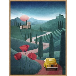 Amanti Art Tuscany by Emel Tunaboylu Framed Canvas Wall Art - 1 of 4