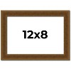 PosterPalooza | Photo Size Flat Gold Picture Frame - UV Acrylic, Foam Board Backing, Hanging Hardware - 2 of 4