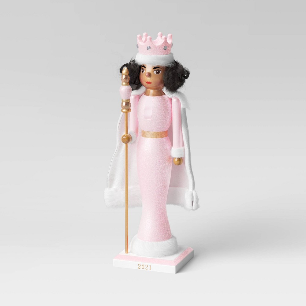 Woman Nutcracker Pink Glitter - Wondershop