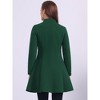 INSPIRE CHIC Women's Single Breasted Long Sleeve Mid-Long Winter Coat - 4 of 4