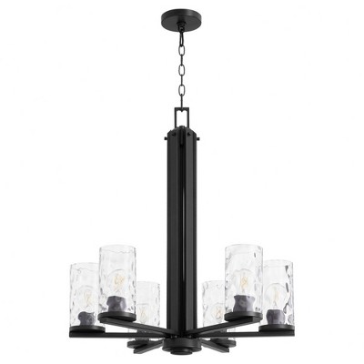 Quorum Lighting Steinway 6 - Light Chandelier in  Matte Black