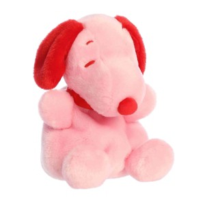 Aurora Mini Snoopy Palm Pals Peanuts Adorable Stuffed Animal Red & Pink 5" - 1 of 4