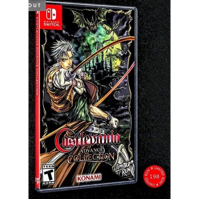 Limited Run Games Castlevania Advance Collection   Circle of the Moon Cover   Limited Run #198  Nintendo Switch