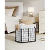 11 Gal Laundry Hamper, Collapsible Clothes Basket with Removable Washable Liner & Metal Frame, 44 lb Capacity for Bedroom Bathroom - 3 of 4