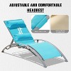 Okak 2PCS/3PCS Outdoor Chaise Lounge Chairs with Adjustable Backrest,Poolside Patio Loungers for Beach,Garden,Backyard - 2 of 4