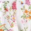 Collections Etc Lucy Colorful Floral Plisse Ruffled Edge Bedspread - 3 of 3