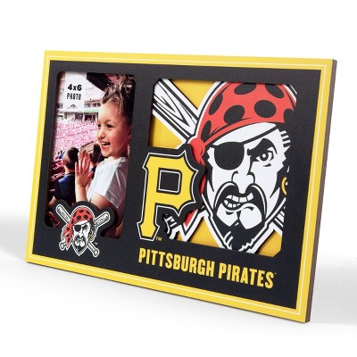 MLB Pittsburgh Pirates 4"x6" 3D Logo Series Picture Frame