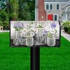 Briarwood Lane Checkered Mason Jars Spring Magnetic Mailbox Cover Daisies Floral Standard - 2 of 3