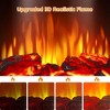 SUGIFT Electric Infrared Quartz Fireplace Stove Heater with 3D Flame Effect, Black - image 4 of 4