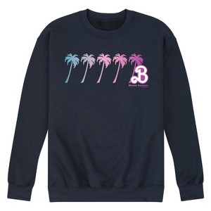 Men's - Barbie - Dream Summer Palm Trees Graphic Fleece Sweatshirt - 1 of 4