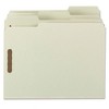 Smead Recycled Pressboard Fastener Folders, 1" Expansion, 2 Fasteners, Letter Size, Gray-Green Exterior, 25/Box - 4 of 4