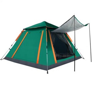 Naysaye Camping Tents 2-3 Person Waterproof Folding Tent with 2 Mosquito Windows for Hiking Mountaineering Fishing, Green - 1 of 4