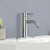 ChicFurnit Bathroom Sink Faucets Modern Waterfall Single Handle Faucet Single Hole Sink Faucet for Bathroom Vanity, Silver, 13.82"*7.72"*2.91" - 4 of 4