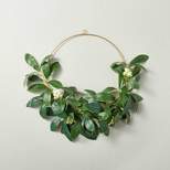 18" Faux Seeded Skimmia Wire Wreath - Hearth & Hand™ with Magnolia
