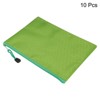 Unique Bargains Waterproof Cloth Zipper Office Travel File Bags 10 Pcs - 3 of 4