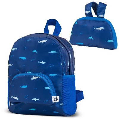 Tiny Twinkle Toddler Lightweight Backpack with Waterproof Closure and Easy Fold-Up Pouch