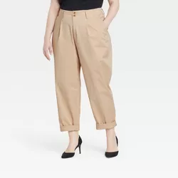 Women's High-rise Zip-front Skinny Ankle Pants - A New Day™ : Target