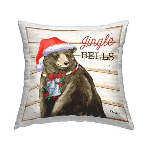 Stupell Industries Jingle Bells Rustic Bear