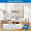 Full Motion TV Wall Mount with Heavy Duty Dual Arms, 14" Extension and Compatible with TVs 37" up to 80" Screen Size - 4 of 4