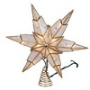 Kurt Adler 10-Light 6 Point Gold Capiz Star Tree Topper - 2 of 4