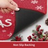 Christmas Entryway Door Mat – Decorative, Washable Floor Mat. Outdoor/Indoor Non-Slip Rug; For Bedroom, Living Room, Kitchen - 4 of 4