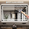 LED Bathroom Mirror, 48x36 LED Mirrors with Lights, with Front and Backlit, Anti-Fog, Dimmable - 2 of 4