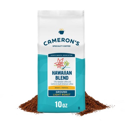 Cameron's Hawaiian Blend Light Roast Ground Coffee - 10oz