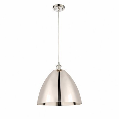 Metal Bristol - 1 Light Mini Pendant In Industrial Style-18.75 Inches Tall and 16 Inches Wide