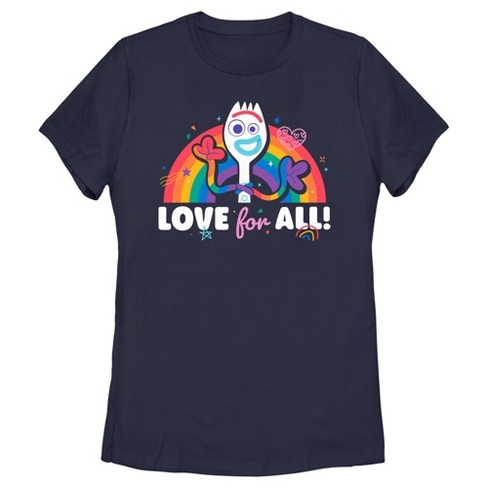 Women's Toy Story Forky Love For All T-Shirt - image 1 of 4