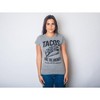 Womens Tacos Are The Answer T Shirt Funny Sarcastic Tequila Tee For Ladies - Crazy Dog Women's T Shirt - 3 of 4