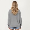 Anna-Kaci Women's V-Neck Relaxed Fit Knit Sweater with Long Sleeves - 2 of 4