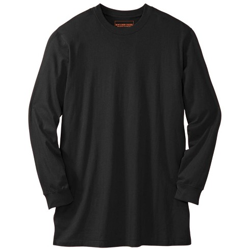 Boulder Creek by KingSize Men's Big & Tall Heavyweight Long-Sleeve No Pocket Crewneck Tee - image 1 of 4