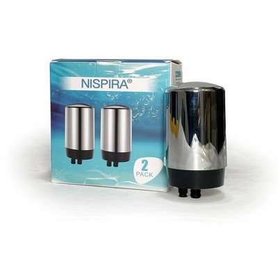 Nispira Water Filter Replacement For Brita Basic Complete Faucet Filtration Systems 36311 36312 FR-200 FF-100, 2 packs