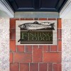 Stupell Industries Rustic Fishing Lodge Printed Outdoor Door Mat, design by Kim Allen, 18"x30" - 3 of 4