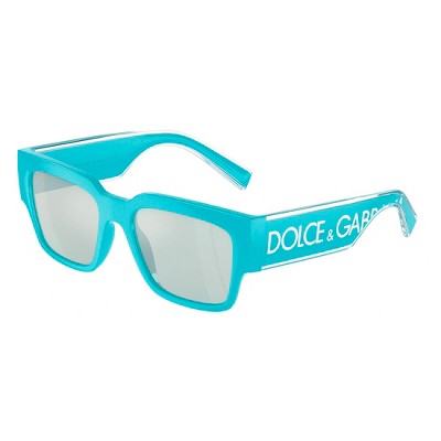 Dolce & Gabbana Dg 6184 334665 Unisex Square Sunglasses Azure 52mm : Target