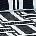 black and white stripe