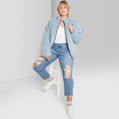 target wild fable high rise mom jean